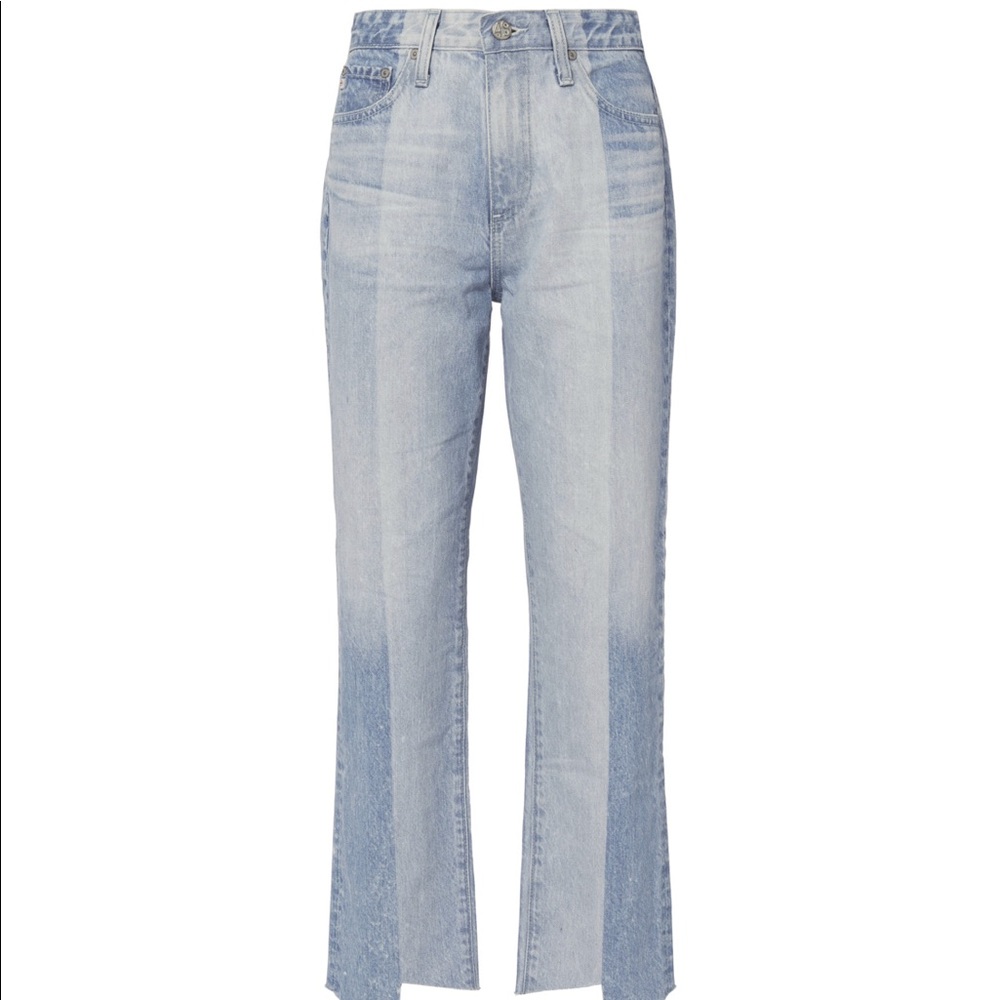 AG Phoebe Two Tone Step Hem Jeans